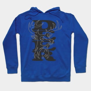 Deer Animals Wild Nature Antlers Forest Hoodie